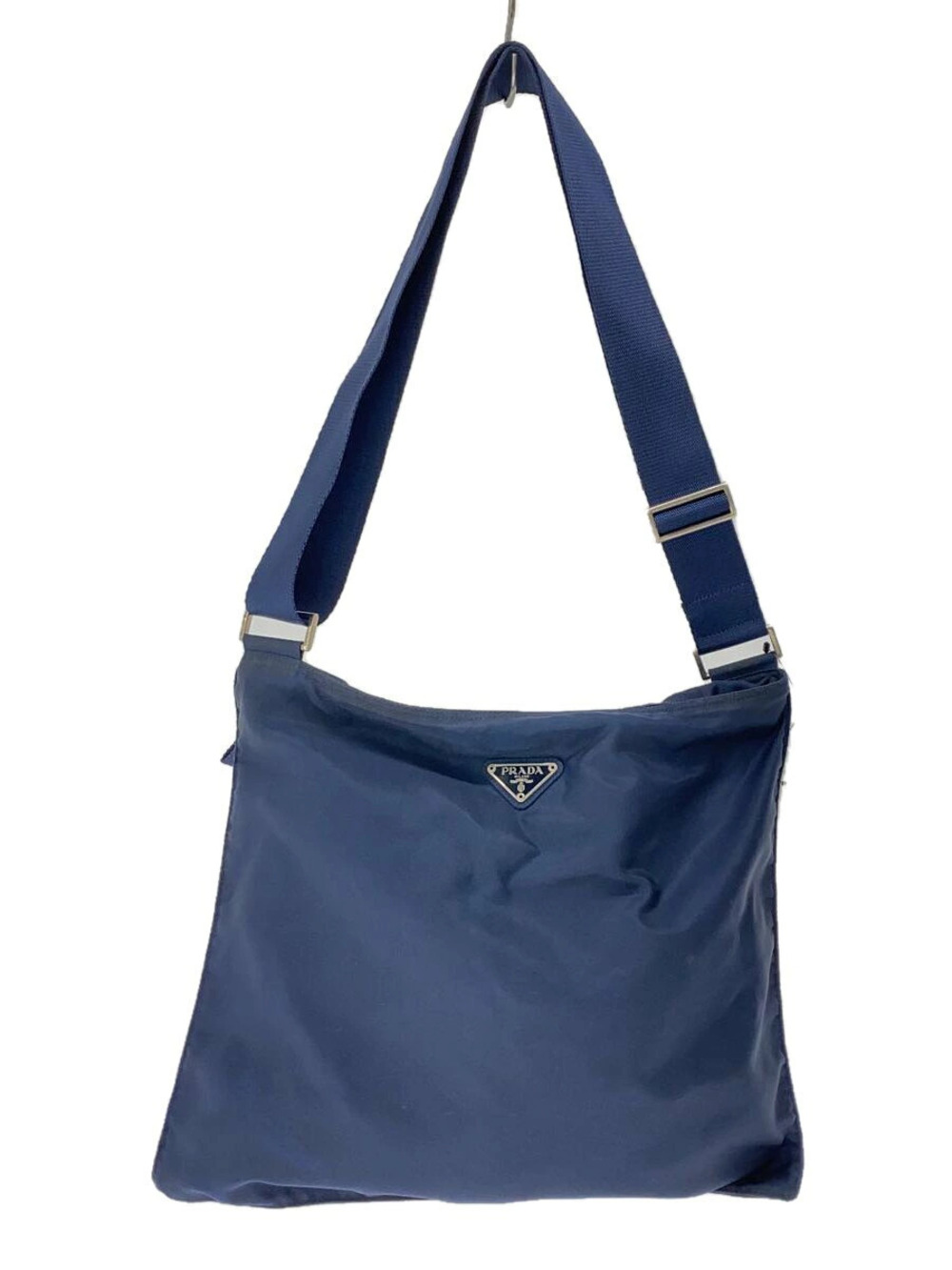 Prada Crossbody Tessuto Saffiano Bag Navy Blue
